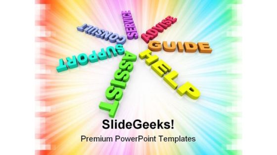 Help Support Guide Business PowerPoint Templates And PowerPoint Backgrounds 0911 Help Support Guide Business PowerPoint Templates And PowerPoint Backgrounds 0911