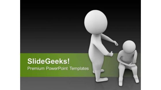 Help The Sad Peoples And Make Them Happy PowerPoint Templates Ppt Backgrounds For Slides 0613 Help The Sad Peoples And Make Them Happy PowerPoint Templates Ppt Backgrounds For Slides 0613