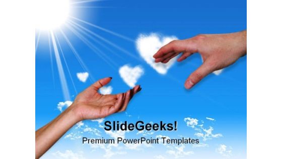 Helping Hands Family PowerPoint Templates And PowerPoint Backgrounds 0711