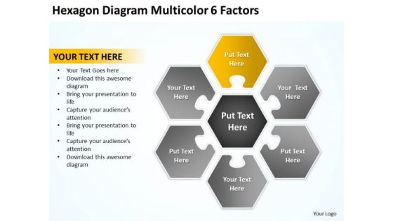 Hexagon Diagram Multicolor 6 Factors Pptbusiness Plans Template PowerPoint Templates Hexagon Diagram Multicolor 6 Factors Pptbusiness Plans Template PowerPoint Templates