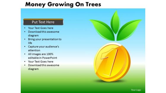 High Returns Financial Growth PowerPoint Templates Editable Ppt Slides