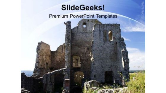 Historical Castle For Research PowerPoint Templates Ppt Backgrounds For Slides 0613