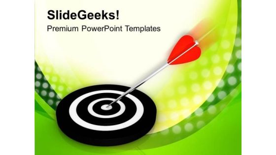 Hit The Target For Success PowerPoint Templates Ppt Backgrounds For Slides 0413 Hit The Target For Success PowerPoint Templates Ppt Backgrounds For Slides 0413