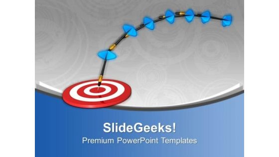 Hit The Target With Right Move PowerPoint Templates Ppt Backgrounds For Slides 0613 Hit The Target With Right Move PowerPoint Templates Ppt Backgrounds For Slides 0613