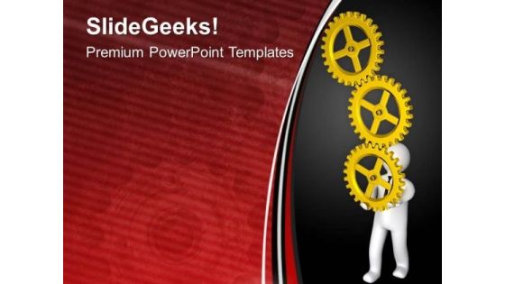 Hold Right Gears To Catalyse The Process PowerPoint Templates Ppt Backgrounds For Slides 0613 Hold Right Gears To Catalyse The Process PowerPoint Templates Ppt Backgrounds For Slides 0613