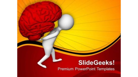 Hold The Brain Ideas PowerPoint Templates Ppt Backgrounds For Slides 0713