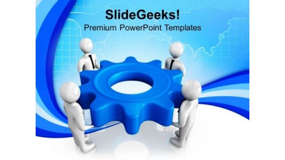 Hold The Right Gear To Start Process PowerPoint Templates Ppt Backgrounds For Slides 0613 Hold The Right Gear To Start Process PowerPoint Templates Ppt Backgrounds For Slides 0613