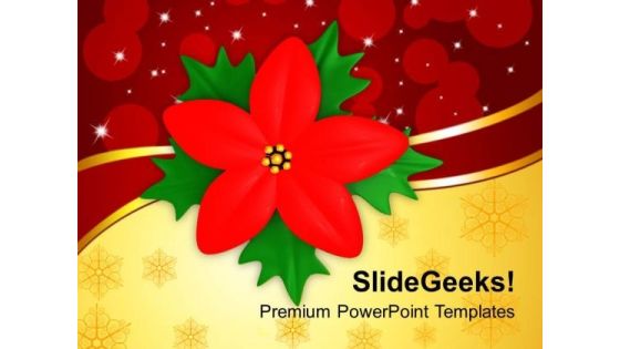 Holy Flower Christmas Background PowerPoint Templates Ppt Backgrounds For Slides 1212 Holy Flower Christmas Background PowerPoint Templates Ppt Backgrounds For Slides 1212