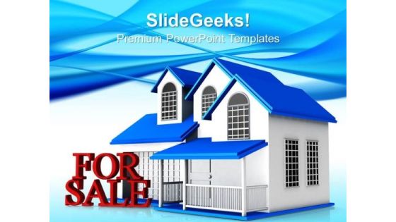 Home For Sale PowerPoint Templates And PowerPoint Themes 0812 Home For Sale PowerPoint Templates And PowerPoint Themes 0812