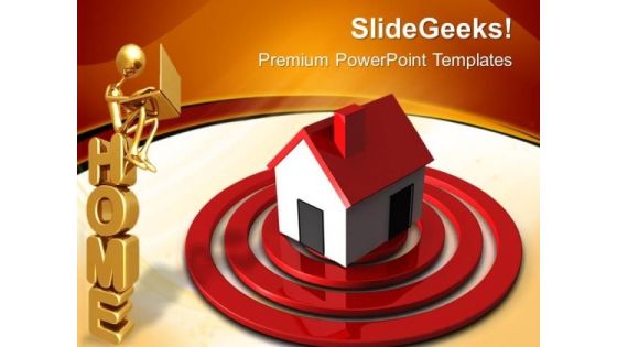 Home On Target Real Estate PowerPoint Templates And PowerPoint Themes 0712 Home On Target Real Estate PowerPoint Templates And PowerPoint Themes 0712