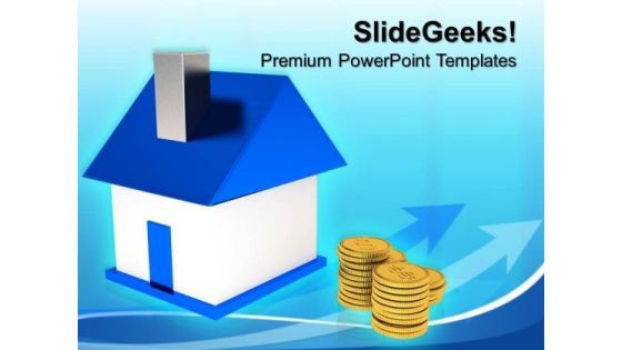Home With Money Finance PowerPoint Templates And PowerPoint Themes 0812 Home With Money Finance PowerPoint Templates And PowerPoint Themes 0812