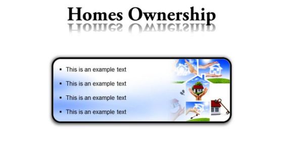 Homes Ownership Real Estate PowerPoint Presentation Slides R Homes Ownership Real Estate PowerPoint Presentation Slides R
