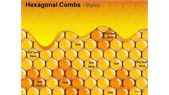 Honey Combs PowerPoint Background Slides Honey Combs PowerPoint Background Slides