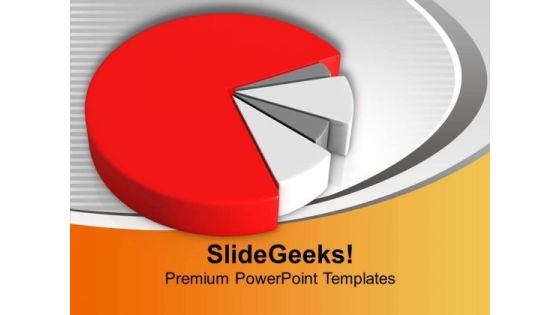 Horizontal Pie Chart For Variation In Values PowerPoint Templates Ppt Backgrounds For Slides 0313 Horizontal Pie Chart For Variation In Values PowerPoint Templates Ppt Backgrounds For Slides 0313