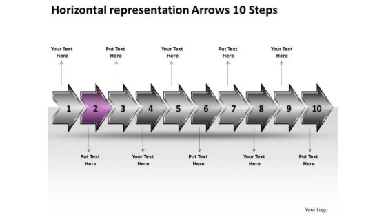 Horizontal Representation Arrows 10 Steps Network Mapping PowerPoint Templates Horizontal Representation Arrows 10 Steps Network Mapping PowerPoint Templates
