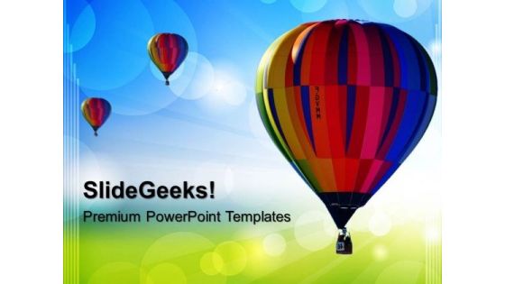 Hot Air Ballon Abstract PowerPoint Templates And PowerPoint Themes 0512