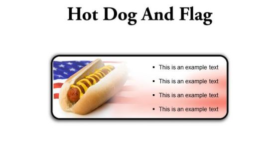 Hot Dog And Flag Food PowerPoint Presentation Slides R Hot Dog And Flag Food PowerPoint Presentation Slides R