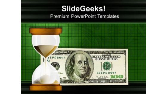 Hour Glass With Dollar Money PowerPoint Templates And PowerPoint Themes 0512 Hour Glass With Dollar Money PowerPoint Templates And PowerPoint Themes 0512