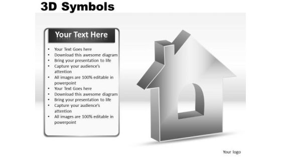House 3d Symbols PowerPoint Slides And Ppt Diagrams Templates House 3d Symbols PowerPoint Slides And Ppt Diagrams Templates