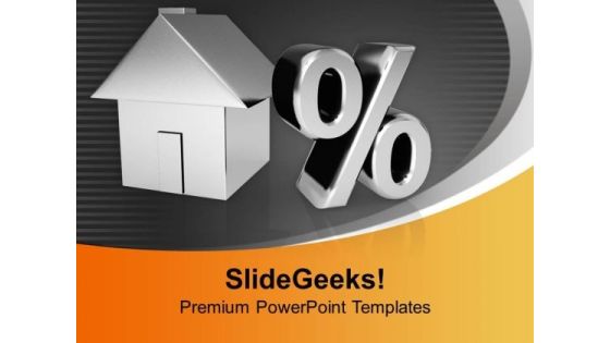 House With Percentage Symbol Growth Future PowerPoint Templates Ppt Backgrounds For Slides 0213 House With Percentage Symbol Growth Future PowerPoint Templates Ppt Backgrounds For Slides 0213