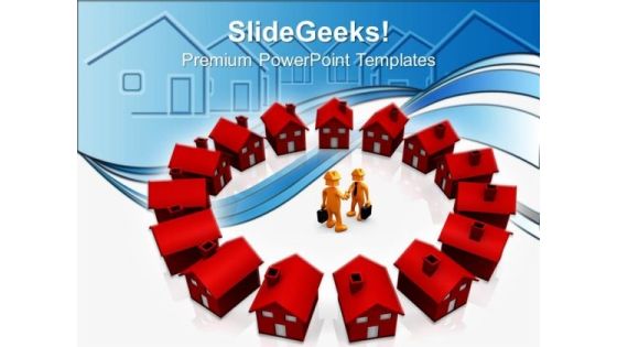 Houses Business Real Estate PowerPoint Templates And PowerPoint Themes 0812 Houses Business Real Estate PowerPoint Templates And PowerPoint Themes 0812