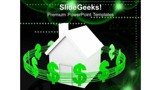 Housing Costs Dollars Business PowerPoint Templates And PowerPoint Themes 1012 Housing Costs Dollars Business PowerPoint Templates And PowerPoint Themes 1012