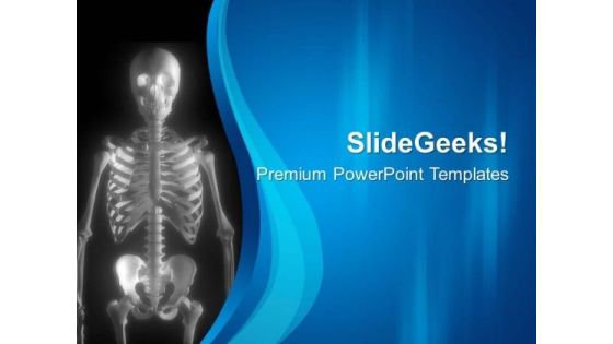 Human Body Skelton PowerPoint Templates Ppt Backgrounds For Slides 0713