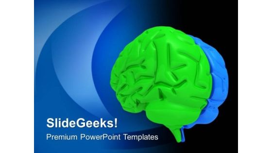 Human Brain Is Great Example Of Intelligence PowerPoint Templates Ppt Backgrounds For Slides 0613 Human Brain Is Great Example Of Intelligence PowerPoint Templates Ppt Backgrounds For Slides 0613