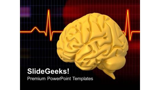 Human Brain With Eeg PowerPoint Templates Ppt Backgrounds For Slides 0713 Human Brain With Eeg PowerPoint Templates Ppt Backgrounds For Slides 0713