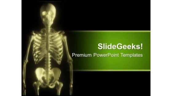 Human Skeletal System PowerPoint Templates Ppt Backgrounds For Slides 0713