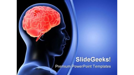 Humanbrain Medical PowerPoint Template 1110 Humanbrain Medical PowerPoint Template 1110