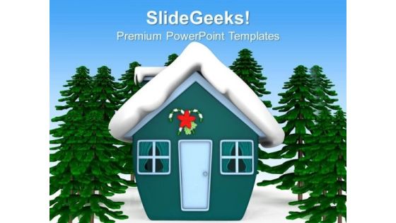 Hut Covered With Snow Winters PowerPoint Templates Ppt Backgrounds For Slides 1212 Hut Covered With Snow Winters PowerPoint Templates Ppt Backgrounds For Slides 1212