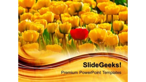 I Am Different Flowers Garden PowerPoint Templates And PowerPoint Themes 0512 I Am Different Flowers Garden PowerPoint Templates And PowerPoint Themes 0512
