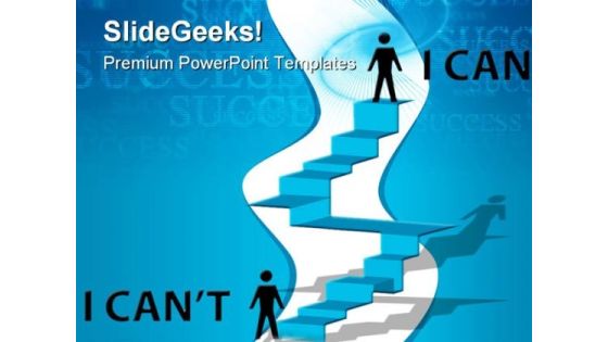 I Can Business PowerPoint Template 0510