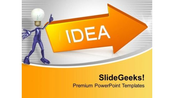 Idea Arrow Business Innovation PowerPoint Templates Ppt Backgrounds For Slides 0313 Idea Arrow Business Innovation PowerPoint Templates Ppt Backgrounds For Slides 0313