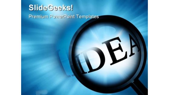 Idea Business PowerPoint Themes And PowerPoint Slides 0511 Idea Business PowerPoint Themes And PowerPoint Slides 0511