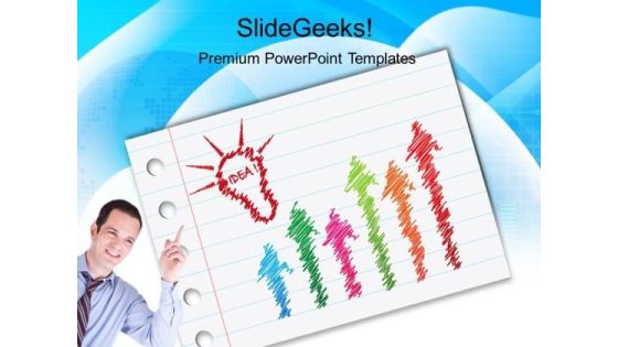 Idea To Growth Business PowerPoint Templates And PowerPoint Themes 0212 Idea To Growth Business PowerPoint Templates And PowerPoint Themes 0212