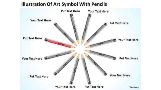 Illustration Of Art Symbol With Pencils Ppt How To Develop Business Plan PowerPoint Templates Illustration Of Art Symbol With Pencils Ppt How To Develop Business Plan PowerPoint Templates