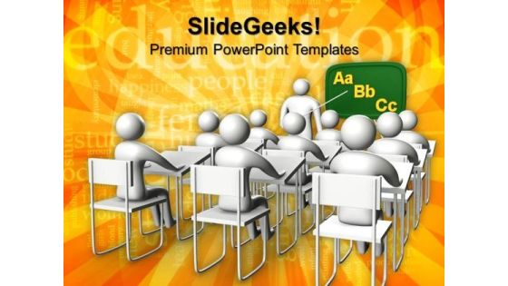 Illustration Of Classroom Education PowerPoint Templates And PowerPoint Themes 1012 Illustration Of Classroom Education PowerPoint Templates And PowerPoint Themes 1012