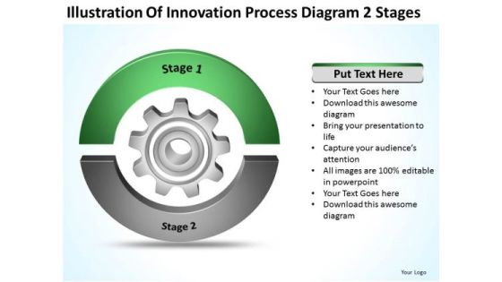 Illustration Of Innovation Process Diagram 2 Stages Business Proposal PowerPoint Templates Illustration Of Innovation Process Diagram 2 Stages Business Proposal PowerPoint Templates