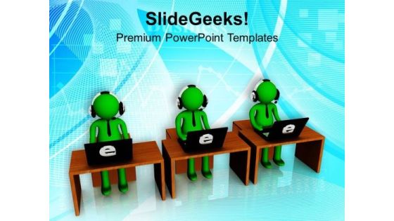 Image Of Call Center Operators PowerPoint Templates Ppt Backgrounds For Slides 0713 Image Of Call Center Operators PowerPoint Templates Ppt Backgrounds For Slides 0713
