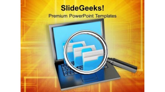 Image Of Folder Checking PowerPoint Templates Ppt Backgrounds For Slides 0713 Image Of Folder Checking PowerPoint Templates Ppt Backgrounds For Slides 0713