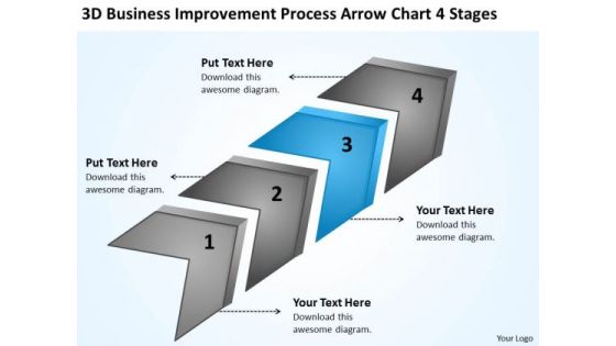 Improvement Process Arrow Chart 4 Stages Startup Business Plan Examples PowerPoint Templates Improvement Process Arrow Chart 4 Stages Startup Business Plan Examples PowerPoint Templates