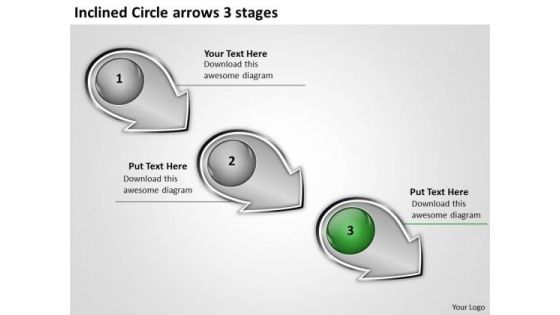 Inclined Circle Arrows 3 Stages Manufacturing Process Flow Chart PowerPoint Templates Inclined Circle Arrows 3 Stages Manufacturing Process Flow Chart PowerPoint Templates