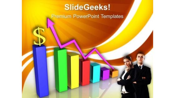 Increase Graph And Dollar Sales PowerPoint Templates And PowerPoint Themes 0612 Increase Graph And Dollar Sales PowerPoint Templates And PowerPoint Themes 0612