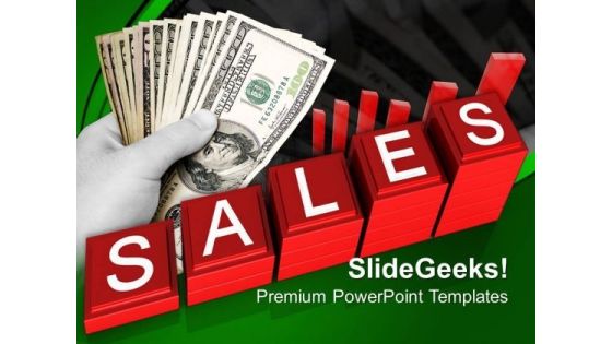 Increasing Sales Money PowerPoint Templates And PowerPoint Themes 0612