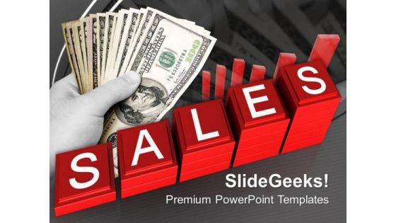 Increasing Sales Money PowerPoint Templates And PowerPoint Themes 0712