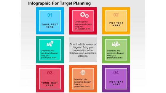 Infographic For Target Planning PowerPoint Template Infographic For Target Planning PowerPoint Template