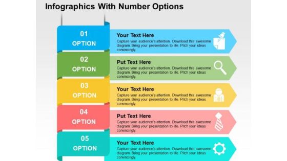 Infographics With Number Options PowerPoint Templates Infographics With Number Options PowerPoint Templates