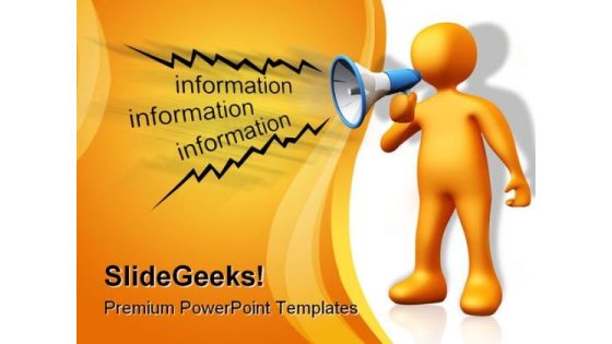 Information People PowerPoint Template 0810 Information People PowerPoint Template 0810